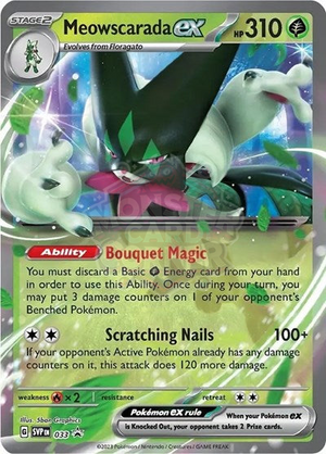 Pokemon TCG - SV: Scarlet & Violet Promo Cards - Meowscarada ex - SVP 033