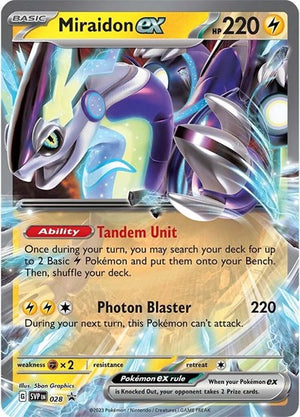 Pokemon TCG - SV: Scarlet & Violet Promo Cards - Miraidon ex - SVP 028