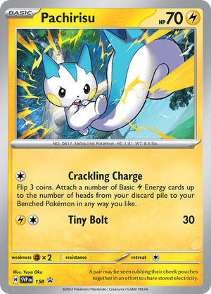 Pokemon TCG - SV: Scarlet & Violet Promo Cards - Pachirisu - SVP 158