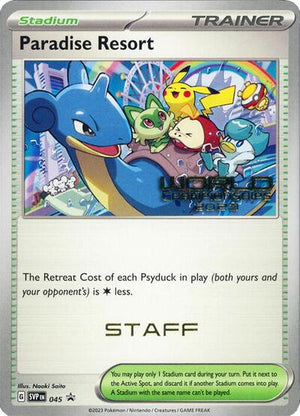 Pokemon TCG - SV: Scarlet & Violet Promo Cards - Paradise Resort - 045 (World Championships 2023) [Staff] - SVP 045