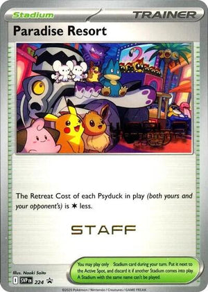 Pokemon TCG - SV: Scarlet & Violet Promo Cards - Paradise Resort - (World Championships 2025) - SVP 224