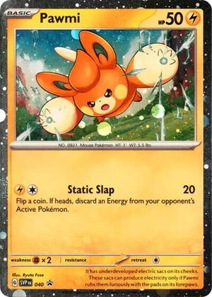 Pokemon TCG - SV: Scarlet & Violet Promo Cards - Pawmi - (Cosmos Holo) - SVP 040