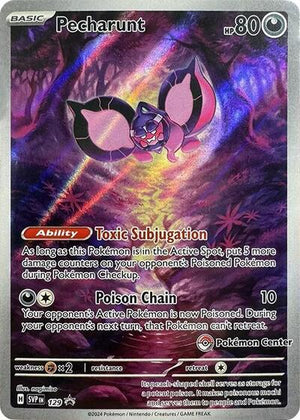 Pokemon TCG - SV: Scarlet & Violet Promo Cards - Pecharunt - (Pokemon Center Exclusive) - SVP 129
