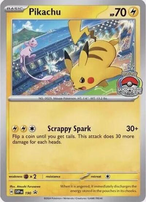 Pokemon TCG - SV: Scarlet & Violet Promo Cards - Pikachu - SVP 190