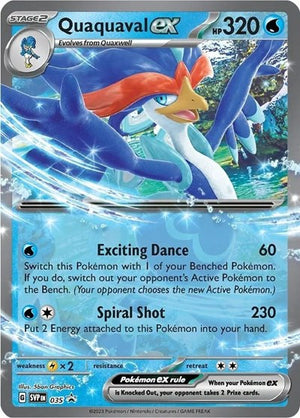 Pokemon TCG - SV: Scarlet & Violet Promo Cards - Quaquaval ex - SVP 035
