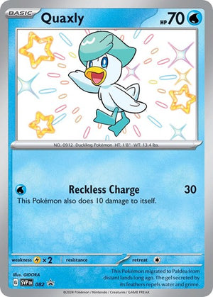 Pokemon TCG - SV: Scarlet & Violet Promo Cards - Quaxly - SVP 082