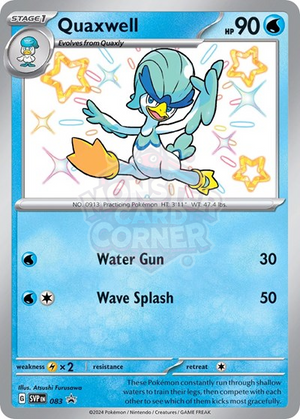 Pokemon TCG - SV: Scarlet & Violet Promo Cards - Quaxwell - SVP 083