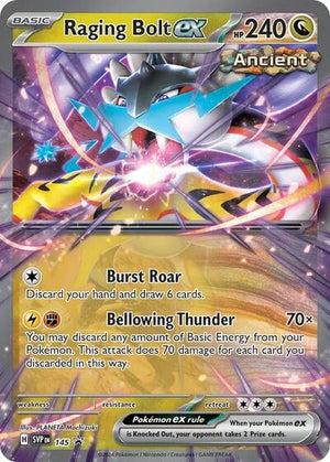 Pokemon TCG - SV: Scarlet & Violet Promo Cards - Raging Bolt ex - SVP 145