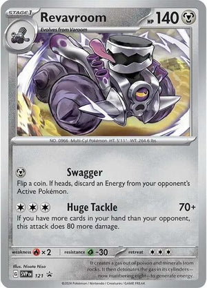 Pokemon TCG - SV: Scarlet & Violet Promo Cards - Revavroom - SVP 121