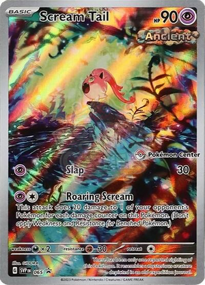 Pokemon TCG - SV: Scarlet & Violet Promo Cards - Scream Tail - (Pokemon Center Exclusive) - SVP 065
