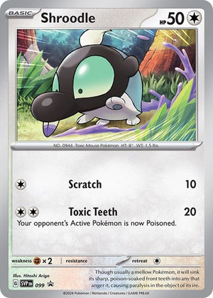 Pokemon TCG - SV: Scarlet & Violet Promo Cards - Shroodle - SVP 099