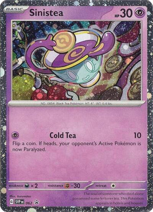 Pokemon TCG - SV: Scarlet & Violet Promo Cards - Sinistea - SVP 062
