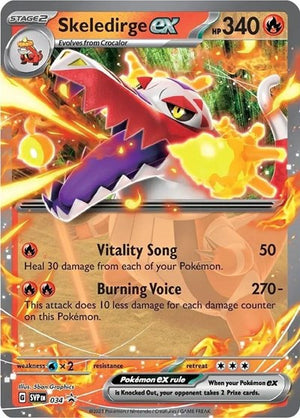 Pokemon TCG - SV: Scarlet & Violet Promo Cards - Skeledirge ex - SVP 034