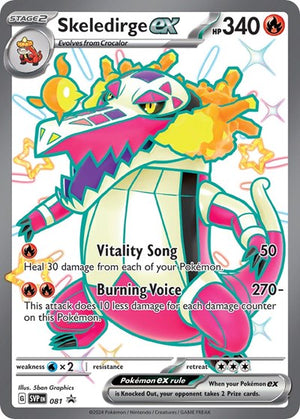 Pokemon TCG - SV: Scarlet & Violet Promo Cards - Skeledirge ex - SVP 081