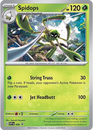 Pokemon TCG - SV: Scarlet & Violet Promo Cards - Spidops - SVP 009