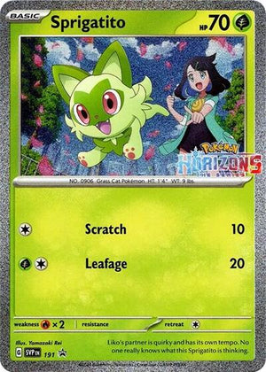 Pokemon TCG - SV: Scarlet & Violet Promo Cards - Sprigatito - SVP 191