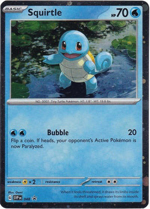 Pokemon TCG - SV: Scarlet & Violet Promo Cards - Squirtle - (Cosmos Holo) - SVP 048