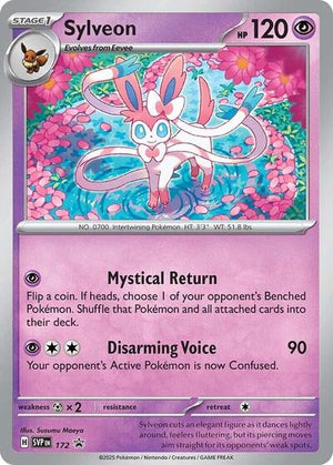 Pokemon TCG - SV: Scarlet & Violet Promo Cards - Sylveon - (Cosmos Holo) - SVP 172