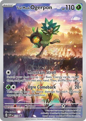 Pokemon TCG - SV: Scarlet & Violet Promo Cards - Teal Mask Ogerpon - SVP 123