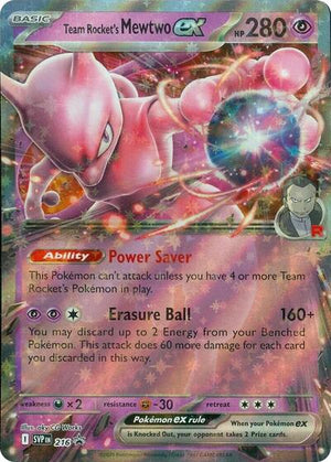 Pokemon TCG - SV: Scarlet & Violet Promo Cards - Team Rocket's Mewtwo ex - SVP 216