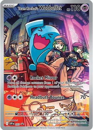 Pokemon TCG - SV: Scarlet & Violet Promo Cards - Team Rocket's Wobbuffet - SVP 203