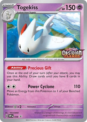 Pokemon TCG - SV: Scarlet & Violet Promo Cards - Togekiss - (Prerelease) - SVP 038