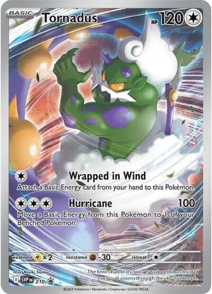 Pokemon TCG - SV: Scarlet & Violet Promo Cards - Tornadus - SVP 210