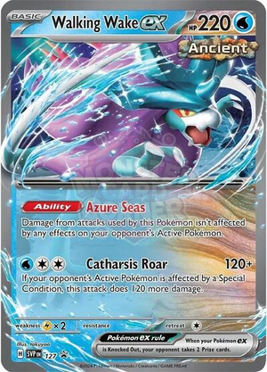 Pokemon TCG - SV: Scarlet & Violet Promo Cards - Walking Wake ex - SVP 127