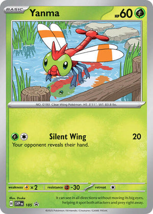Pokemon TCG - SV: Scarlet & Violet Promo Cards - Yanma - SVP 185