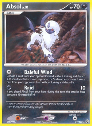 Pokemon TCG - Secret Wonders - Absol - 21/132 - Reverse Holofoil