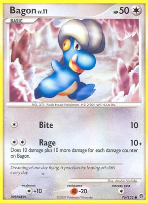 Pokemon TCG - Secret Wonders - Bagon - 76/132 - Reverse Holofoil