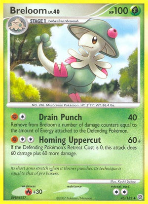 Pokemon TCG - Secret Wonders - Breloom - 45/132