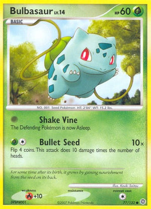 Pokemon TCG - Secret Wonders - Bulbasaur - 77/132