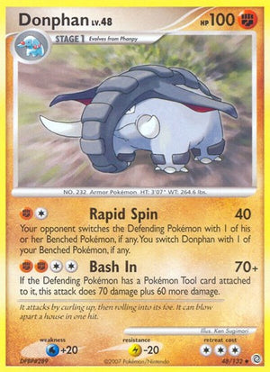 Pokemon TCG - Secret Wonders - Donphan - 48/132 - Reverse Holofoil