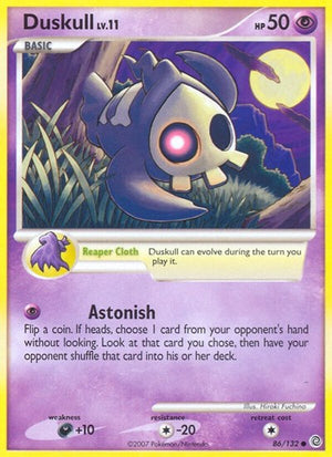 Pokemon TCG - Secret Wonders - Duskull - 86/132 - Reverse Holofoil