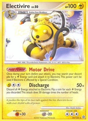 Pokemon TCG - Secret Wonders - Electivire - 25/132 - Reverse Holofoil