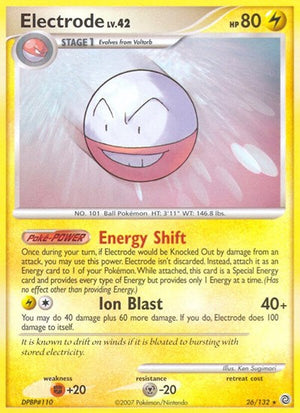 Pokemon TCG - Secret Wonders - Electrode - 26/132