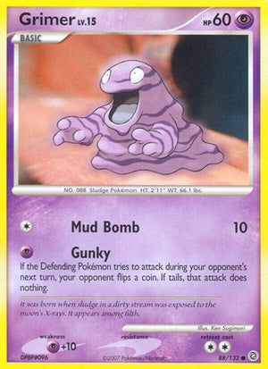Pokemon TCG - Secret Wonders - Grimer - 88/132