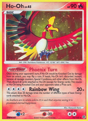 Pokemon TCG - Secret Wonders - Ho-Oh - 10/132 - Holofoil
