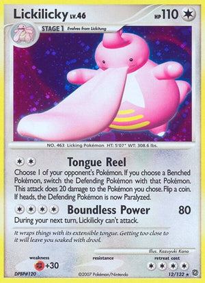 Pokemon TCG - Secret Wonders - Lickilicky - 12/132 - Reverse Holofoil