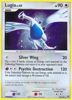 Pokemon TCG - Secret Wonders - Lugia - 14/132 - Reverse Holofoil