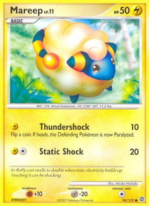 Pokemon TCG - Secret Wonders - Mareep - 94/132