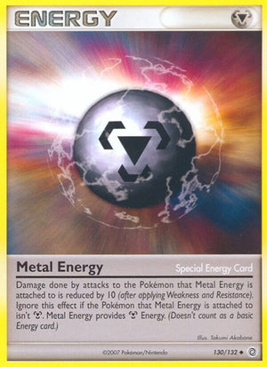 Pokemon TCG - Secret Wonders - Metal Energy - 130/132 - Reverse Holofoil