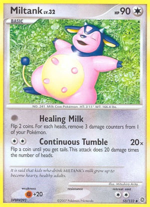 Pokemon TCG - Secret Wonders - Miltank - 55/132 - Reverse Holofoil