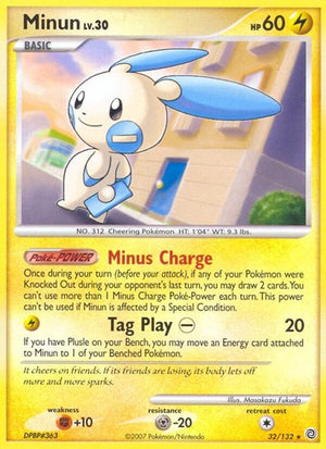 Pokemon TCG - Secret Wonders - Minun - 32/132