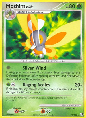 Pokemon TCG - Secret Wonders - Mothim - 33/132