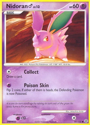 Pokemon TCG - Secret Wonders - Nidoran M - 97/132