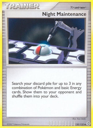 Pokemon TCG - Secret Wonders - Night Maintenance - 120/132 - Reverse Holofoil