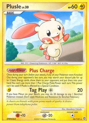 Pokemon TCG - Secret Wonders - Plusle - 36/132