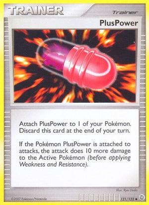 Pokemon TCG - Secret Wonders - PlusPower - 121/132 - Reverse Holofoil